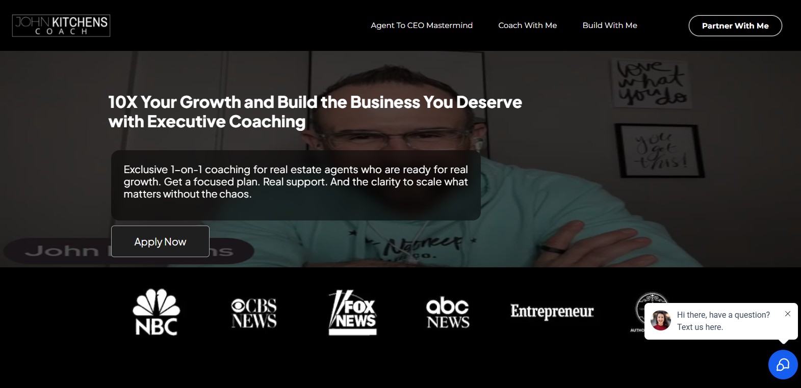 Coaching Website - John Kitchens