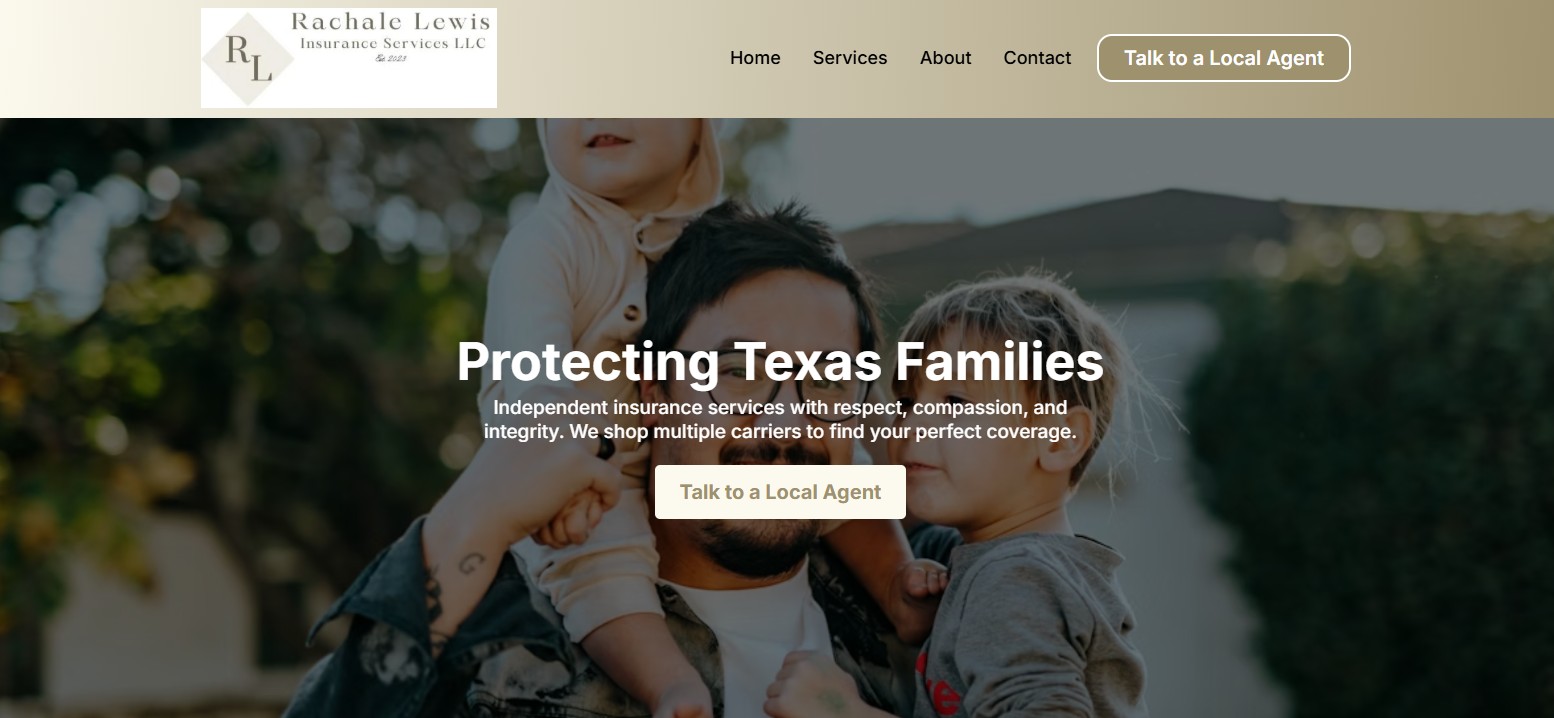 Rachale Lewis Insurance Website